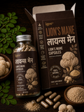 LION'S MANE CAPSULES – BRAIN & FOCUS MUSHROOM