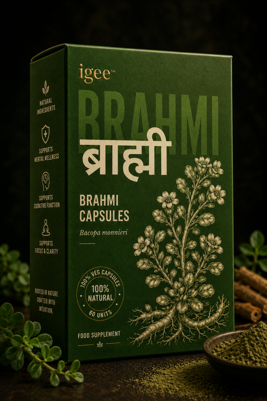 BRAHMI CAPSULES – ANCIENT MIND HERB