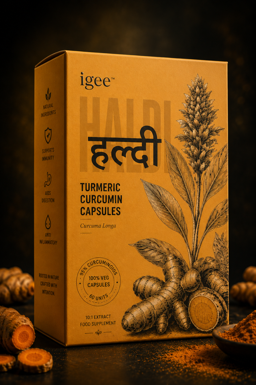 TURMERIC CURCUMIN CAPSULES – 95% CURCUMINOIDS