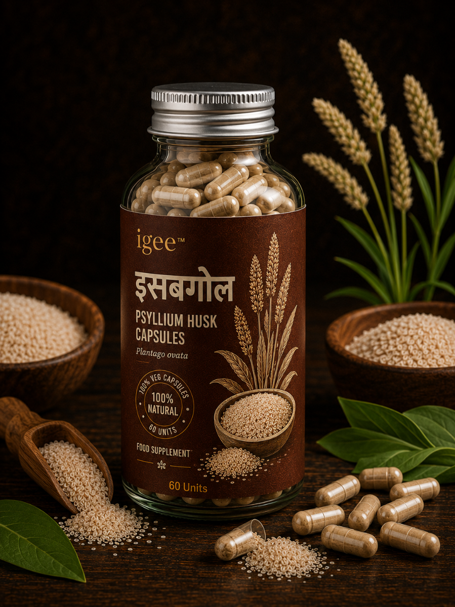 ISABGOL | PSYLLIUM HUSK CAPSULES – DAILY PLANT FIBER