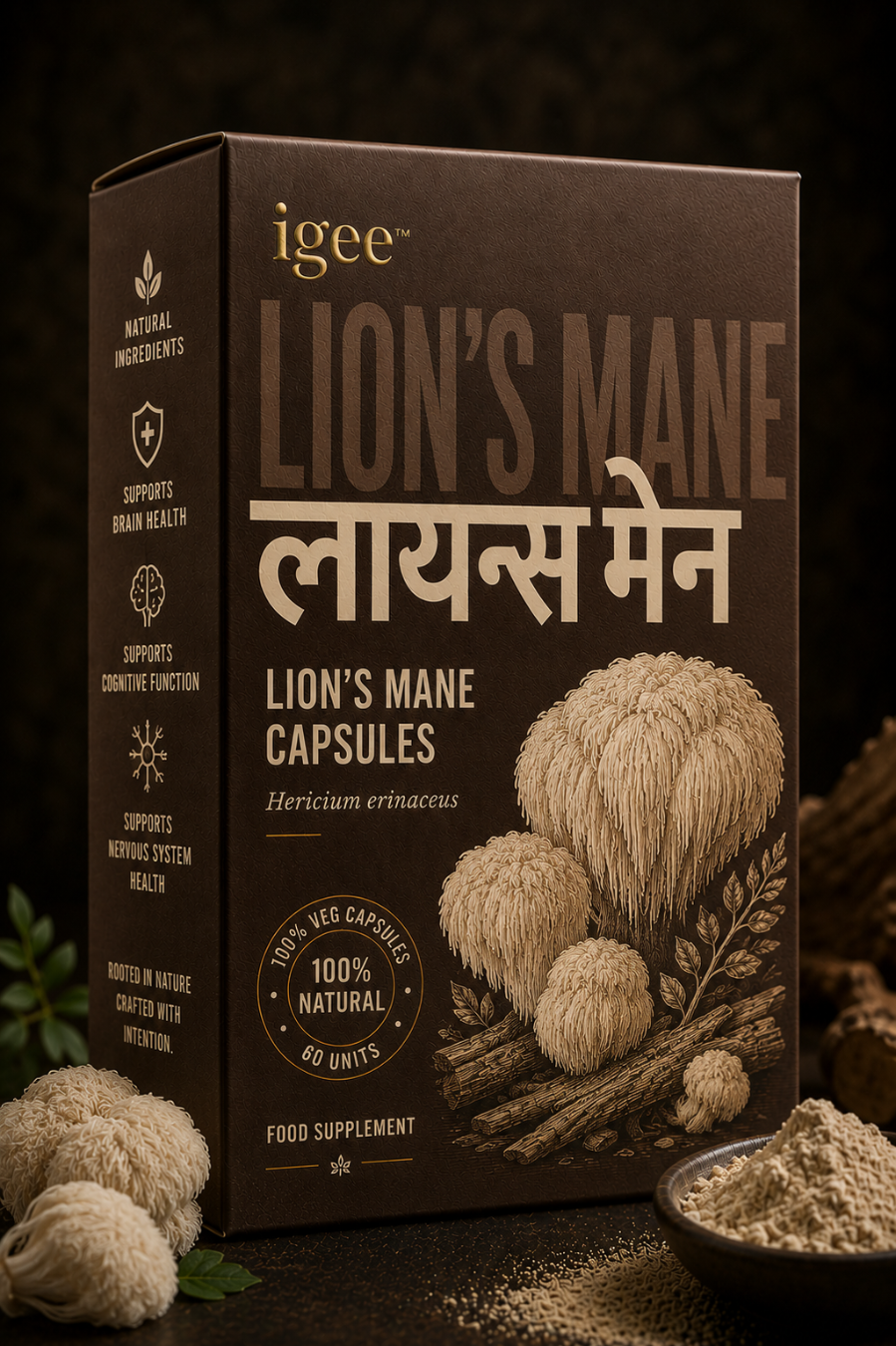 LION'S MANE CAPSULES – BRAIN & FOCUS MUSHROOM